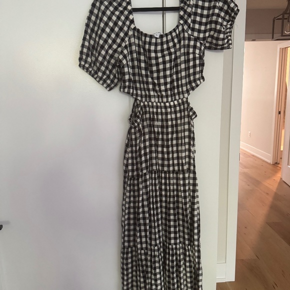 The Drop Gingham Maxi Dress - Picture 1 of 2